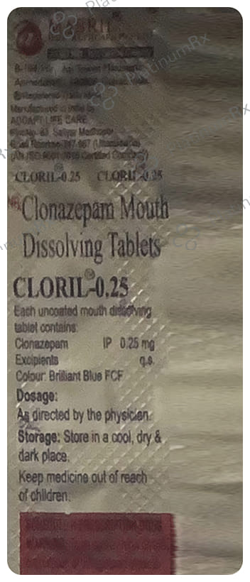 Cloril 0.25 Tablet MD