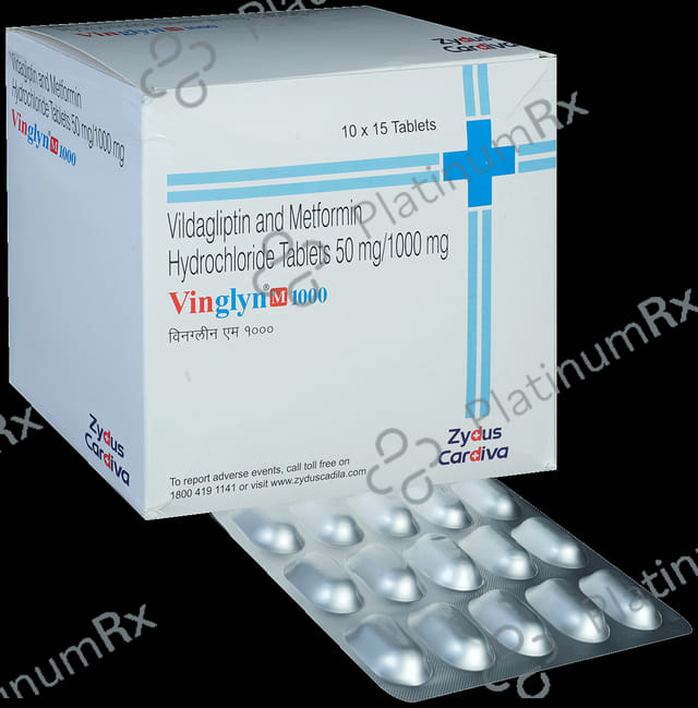 Vinglyn M 1000/50mg Tablet 15s