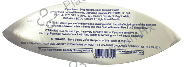 Perobar 5% Cleansing Bar 75gm