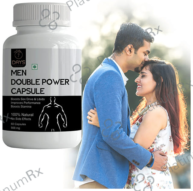 7Days 100% Natural Double Power for Men 500mg Capsule