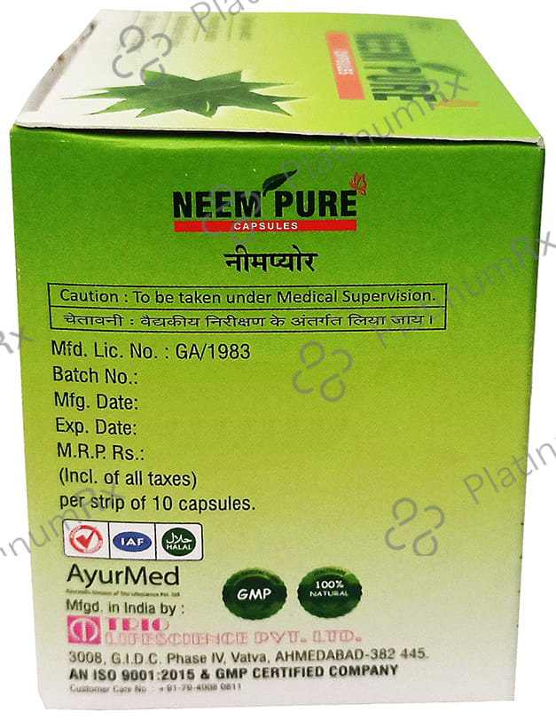 Trio Neem Pure Capsule 10s