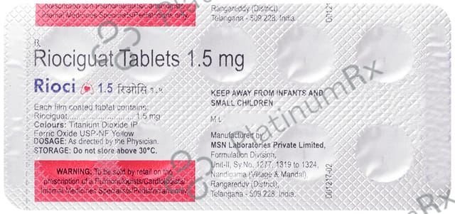 Rioci 1.5mg Tablet 10s