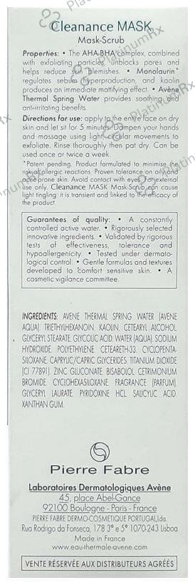 Avene Cleanance Mask - Reduces Skin Blemishes
