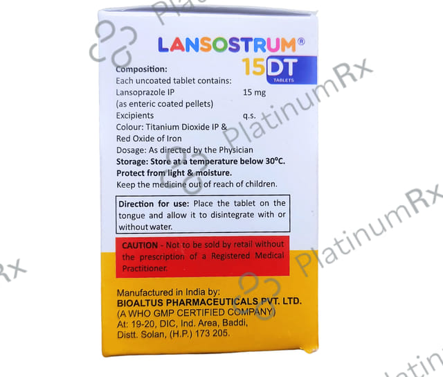 Lansostrum 15mg Junior Tablet 15s