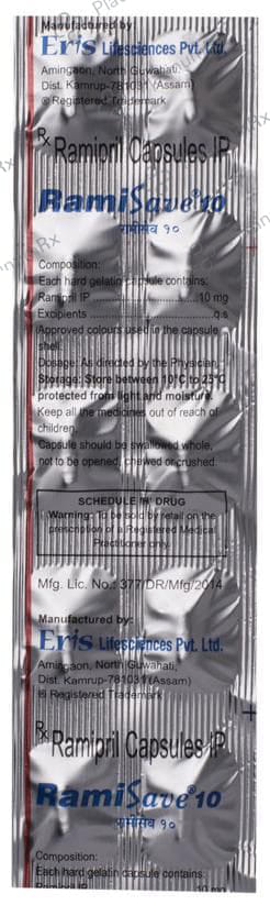 Ramisave 10mg Capsule 10s