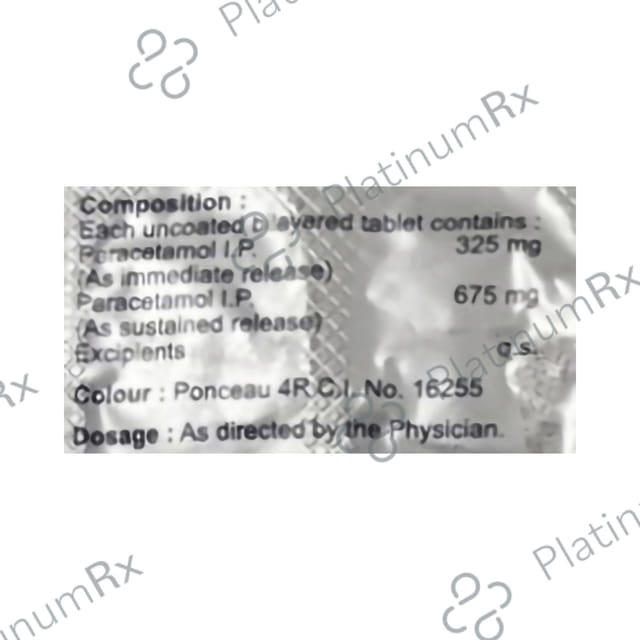 Paraday 1000mg Tablet 10s