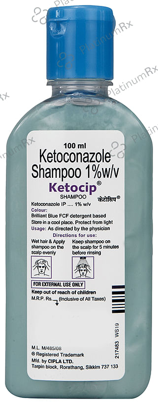 Ketocip 1% Shampoo 100ml