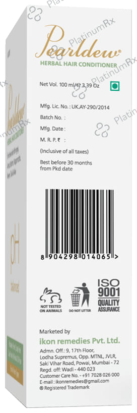 Pearldew Herbal Hair Conditioner (100ml Each) 4 Tubes