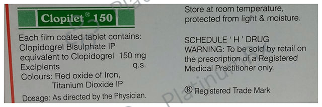 Clopilet 150mg Tablet 10s