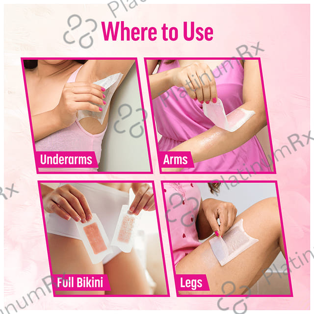 Veet Professional Waxing Strips Kit for Dry Skin, 8 Strips - Gel Wax Hair Removal for Women - Up to 28 Days of Smoothness - No Wax Heater or Wax Beans Required for Sensitive Skin