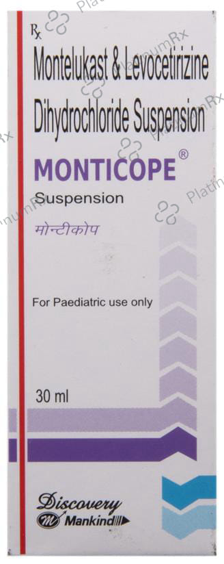 Monticope 2.5/4mg Oral Suspension 30ml
