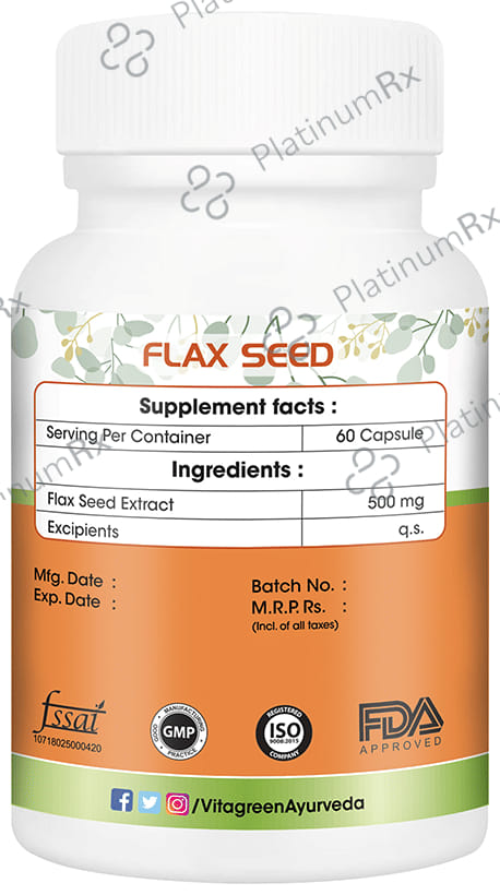 Vitagreen Flax Seed Capsule
