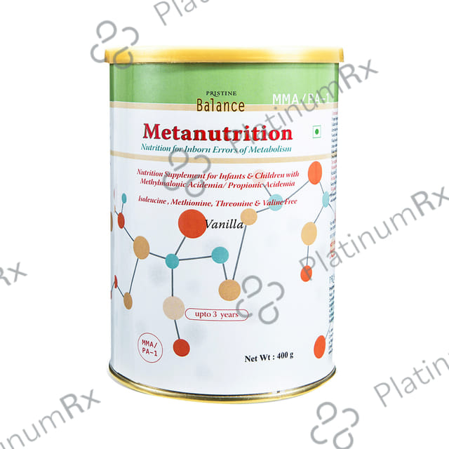 Pristine Balance Metanutrition MMA/PA 1 (Upto 3 Years) for Metabolism - Flavour Powder Vanilla