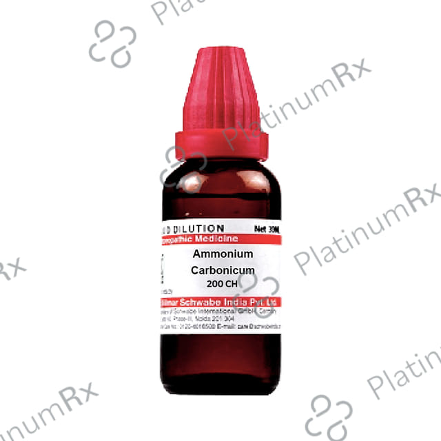 Dr Willmar Schwabe India Ammonium Carbonicum Dilution 200 CH