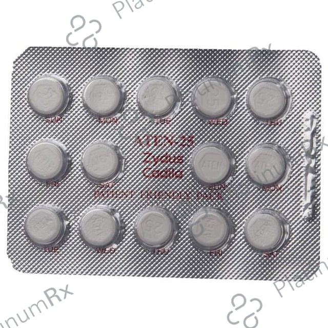 Aten 25mg Tablet 14s