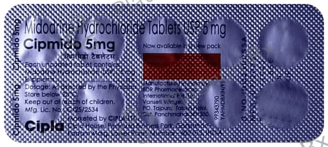 Cipmido 5mg Tablet 10s