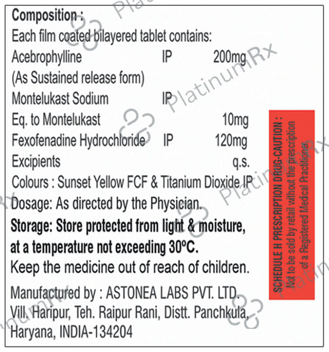 Clomont-FA Tablet SR