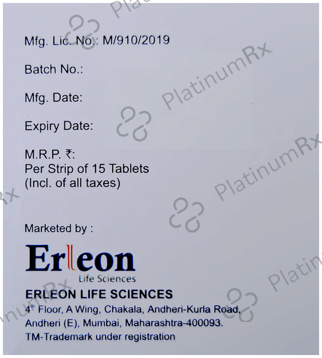 Erlezide M 80mg Tablet SR 15s