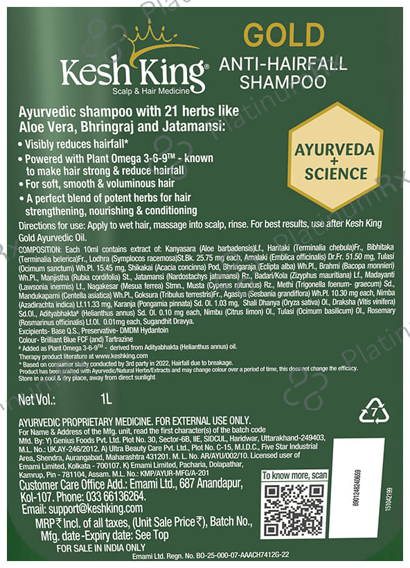 Kesh King Scalp Shampoo 1000ml