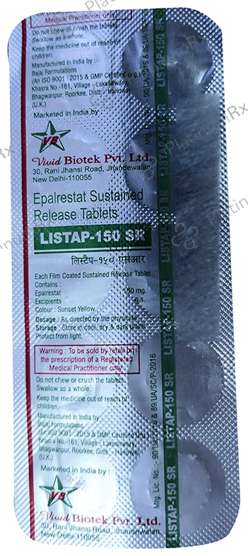 Listap 150mg Tablet SR 10s