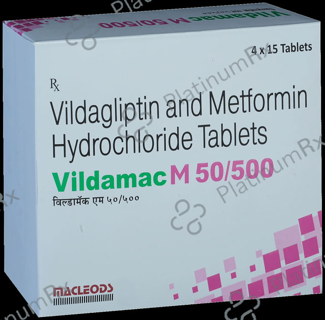 Vildamac M 50/500mg Tablet 15s