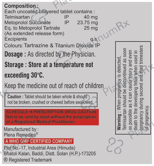Telblock 25 Tablet ER 10s