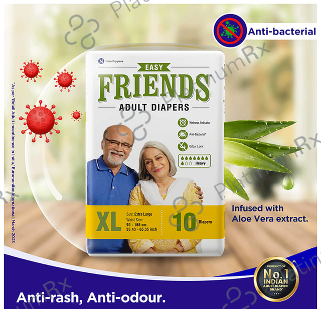 Friends Easy Adult Diaper XL 10s