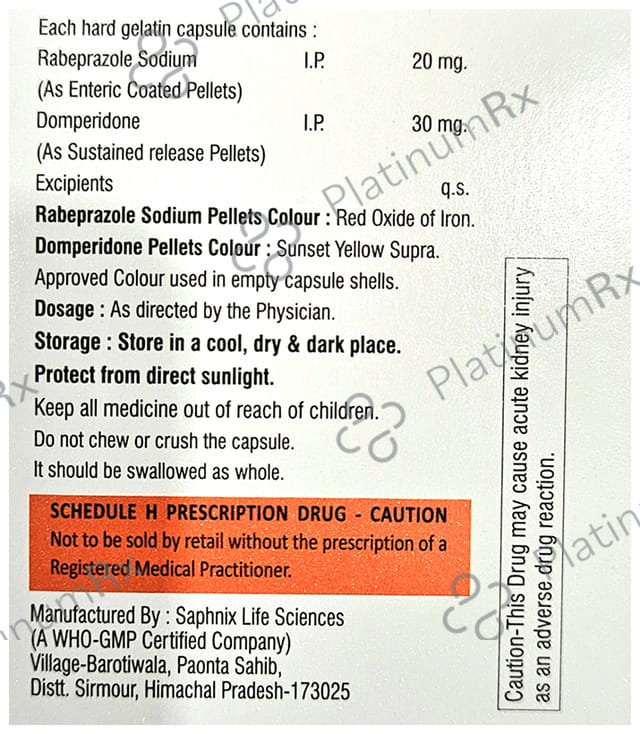 Protocid D 30mg/40mg Tablet SR