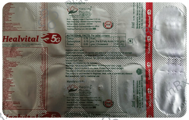 Healing Pharma Healvital 5g Tablet 10s