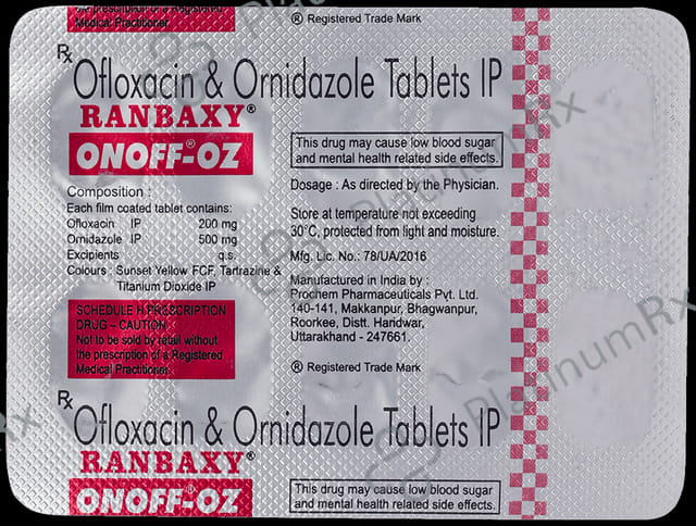 Onoff OZ 200mg/500mg Tablet