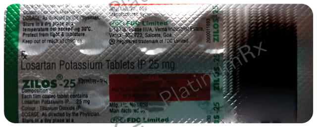 Zilos 25mg Tablet 10s