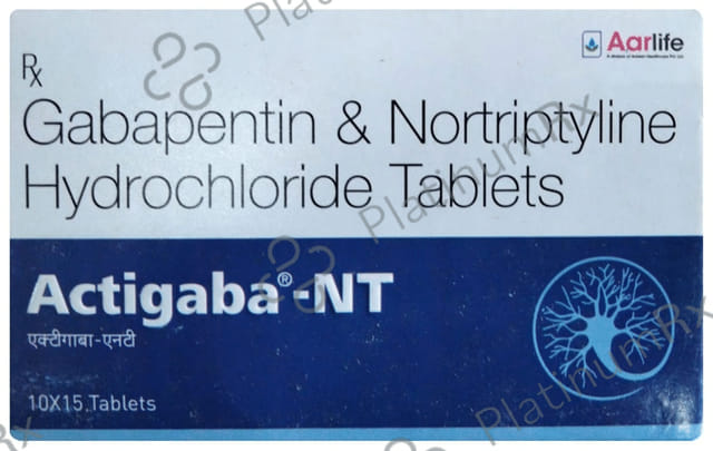 Actigaba NT 100/10mg Tablet 15s
