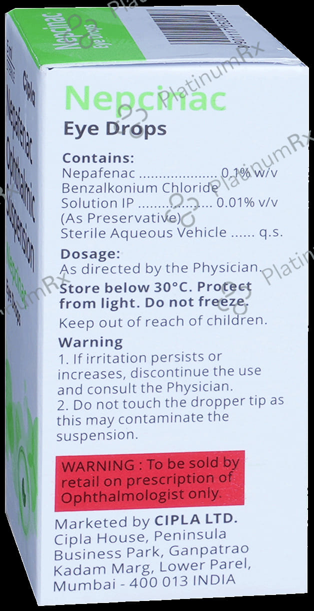 Nepcinac 0.1% Eye Drop 5ml