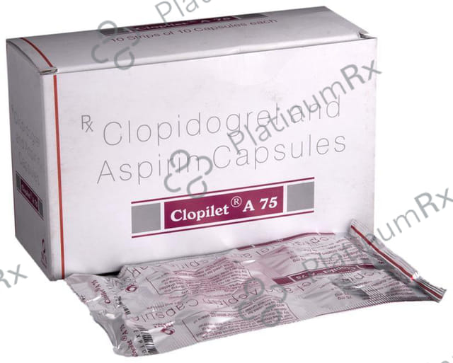 Clopilet A 75/75mg Capsule 10s