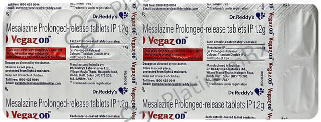 Vegaz OD PR 1200mg Tablet 15s