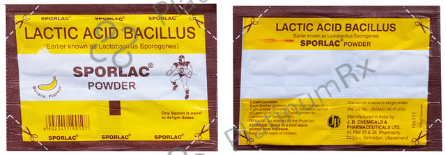 Sporlac Banana Sachet 1gm