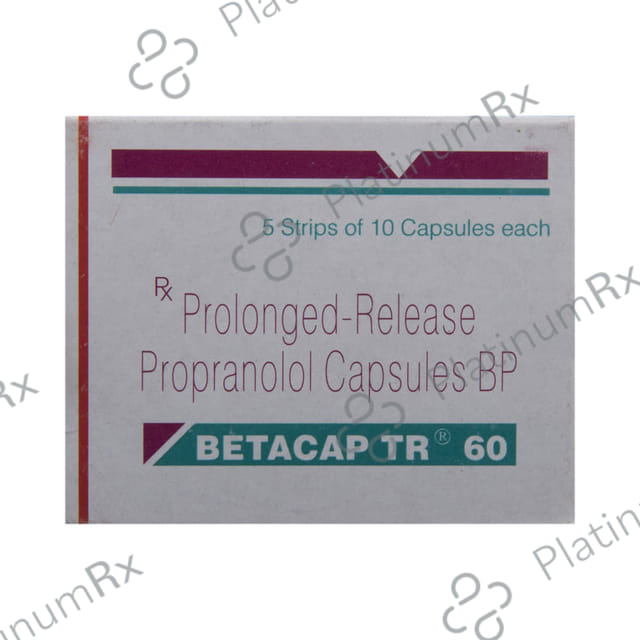 Betacap TR 60mg Capsule PR 10s