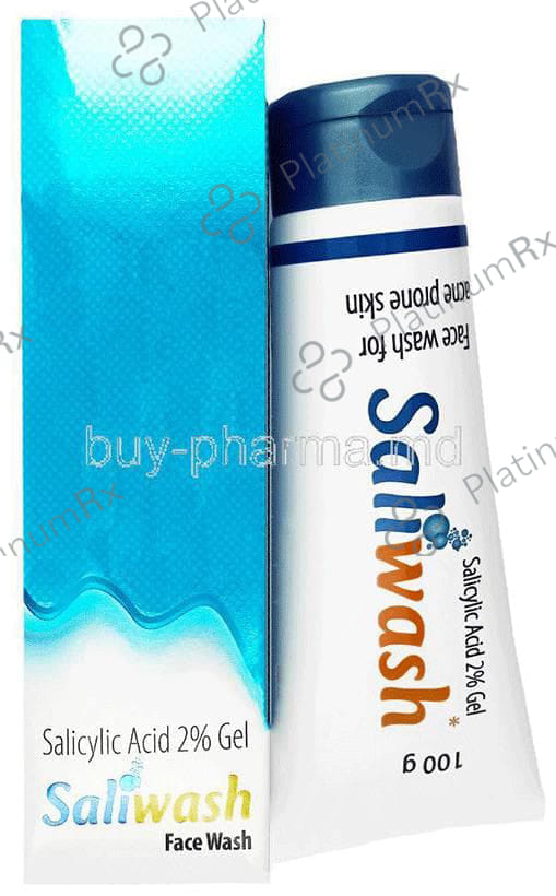 Saliwash Salicylic Acid 2% Gel Face Wash - For Acne Prone Skin