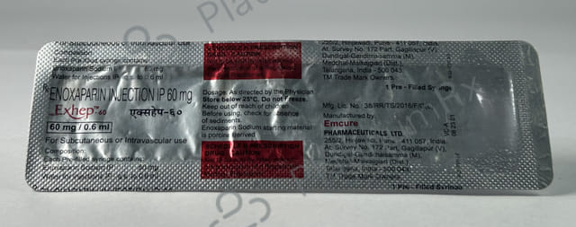 Exhep 60mg Injection 0.6ml