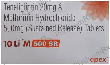 10 LI M 500/20mg SR Tablet 10s