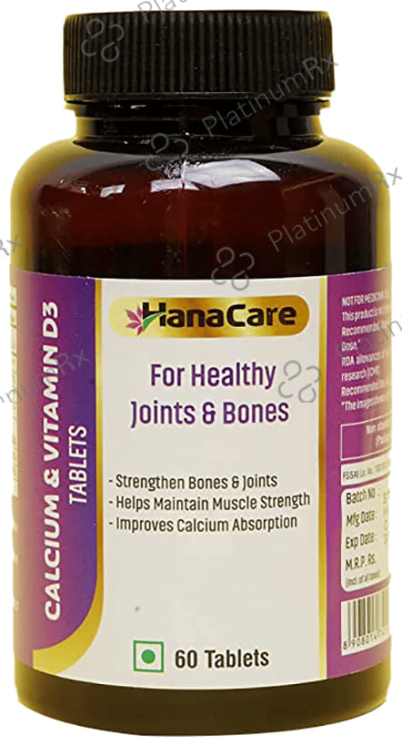 Hana Care Calcium & Vitamin D3 Tablet 60s