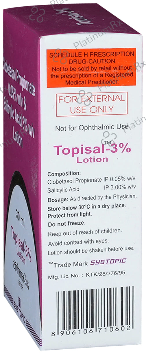 Topisal 3% Lotion 30ml