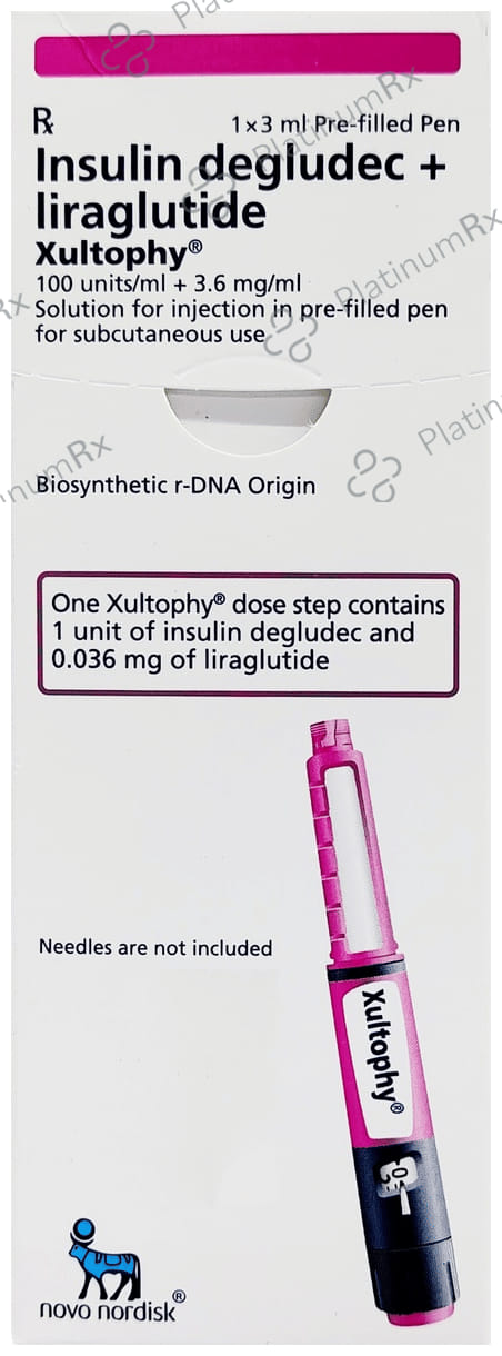 Xultophy 3.6/100mg (100 IU/ml) (5*3ml Disposable Pen)