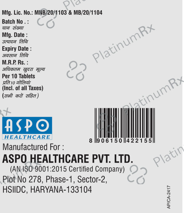 Avabro N 100/600mg Tablet 10s