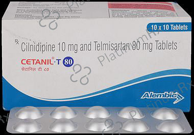 Cetanil T 10/80mg Tablet 10s