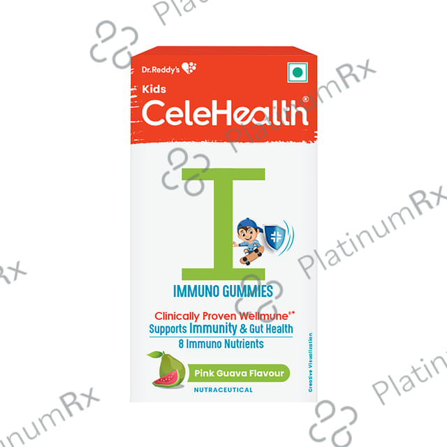CeleHealth Kidz Immuno Plus Gummies Pink Guava 30s