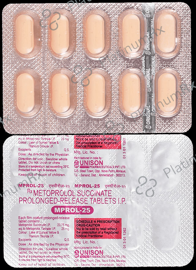 Mprol 25mg Tablet