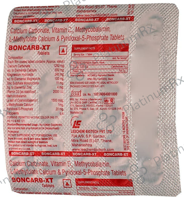 Boncarb XT Tablet 10s