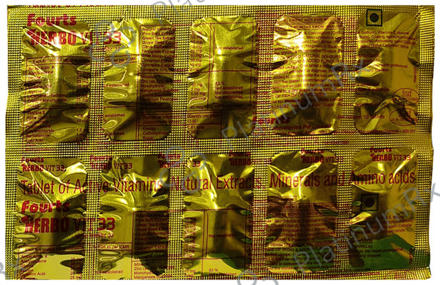 Fourts Herbo Vit 33 Tablet 10s
