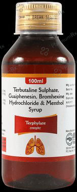 Terphylate 10/100/2.5mg Syrup 100ml
